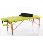RestPro Classic 2 Olive Set Κρεβάτι Μασάζ Φυσικοθεραπείας Βαλίτσα Ξύλινο φορητό Massage Table + Massage Bolsters
